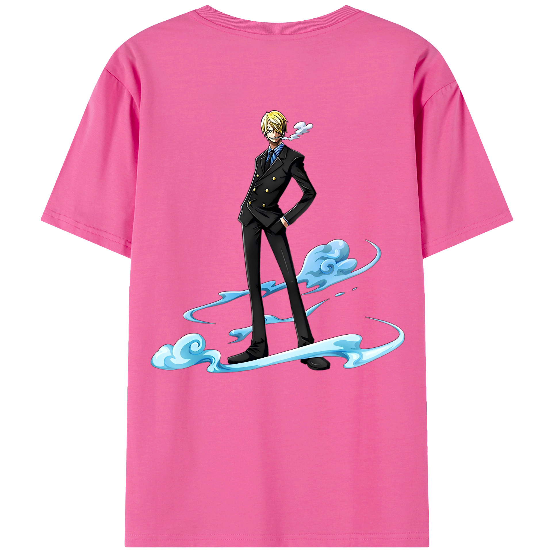 （画像用） ワンピース サンジ ONE PIECE Sanji レディース半袖Tシャツ(バックプリント)
